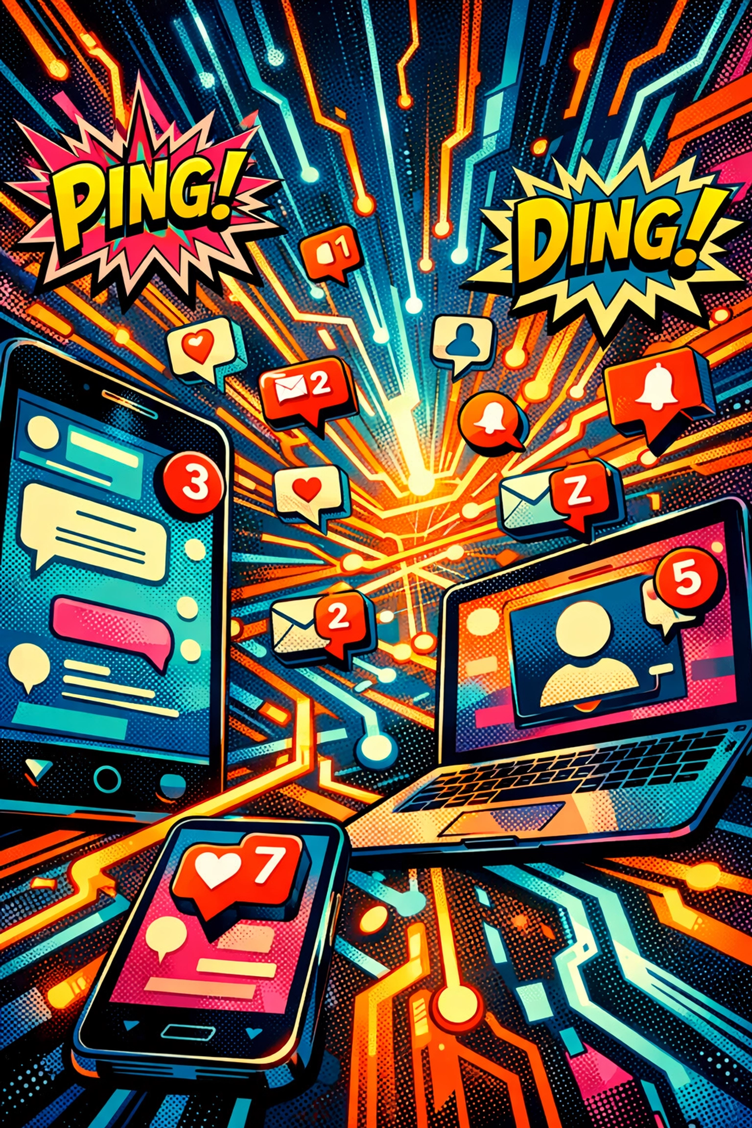 Multi-channel marketing automation connecting social media, email, and mobile lead generation