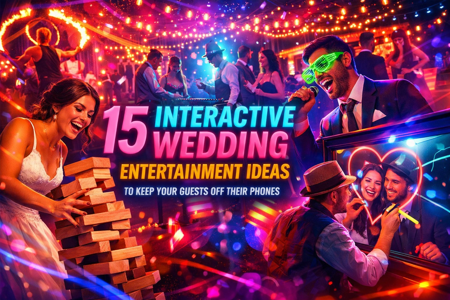 [HERO] 15 Interactive Wedding Entertainment Ideas to Keep Your Guests Off Their Phones