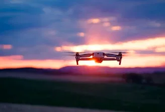 Enterprise drone in flight