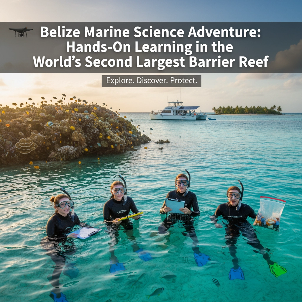 Belize Marine Science Adventure: Hands-On Learning in the World's Second Largest Barrier Reef