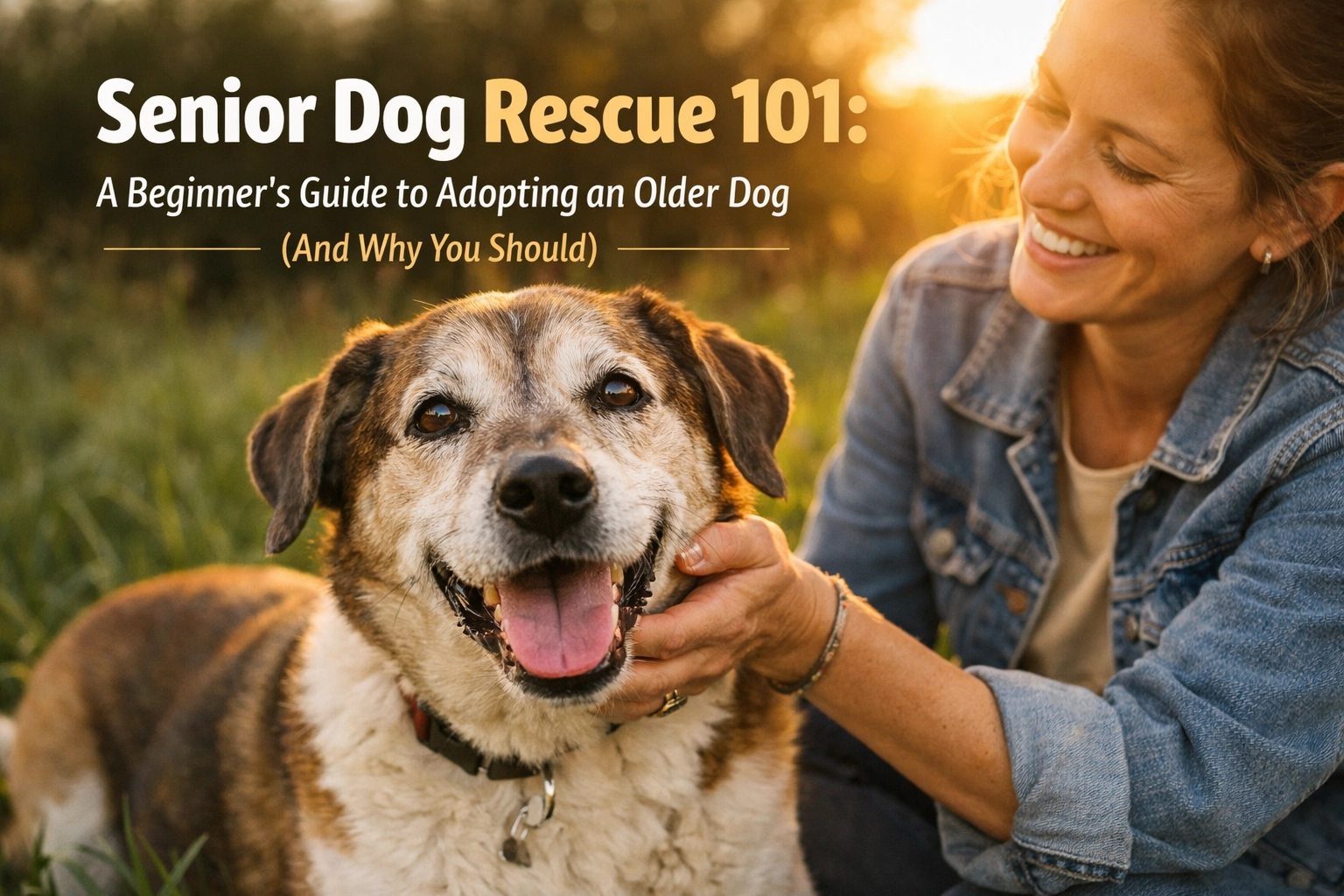[HERO] Senior Dog Rescue 101: A Beginner