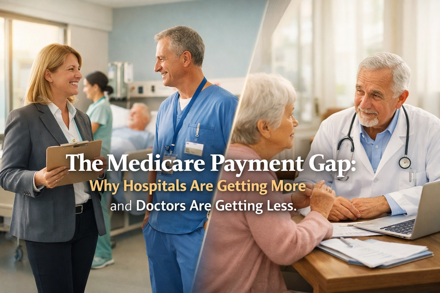 [HERO] The Medicare Payment Gap: Why Hospitals Are Getting More and Doctors Are Getting Less