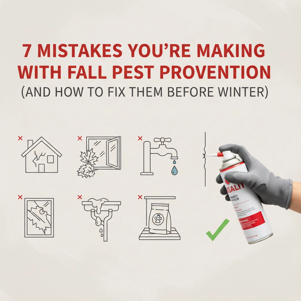 7 Mistakes Youre Making with Fall Pest Prevention (and How to Fix Them Before Winter)