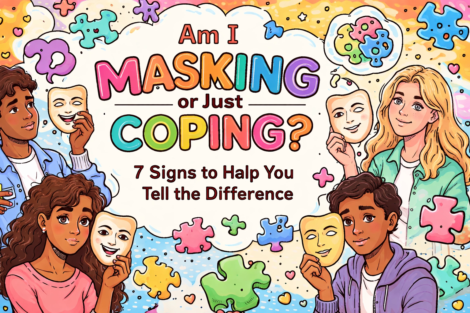 [HERO] Am I Masking or Just Coping? 7 Signs to Help You Tell the Difference