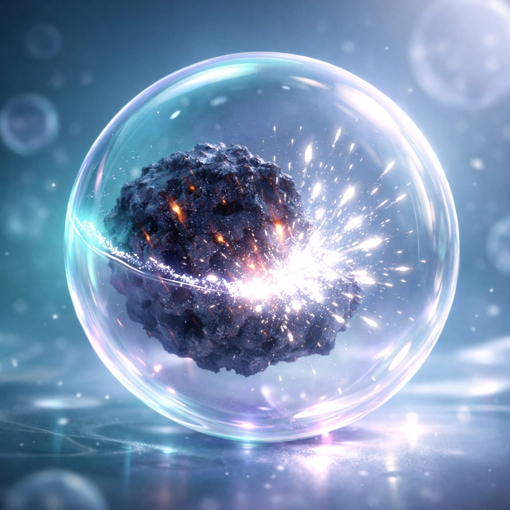 The mitophagy process where cellular components are recycled for renewed mitochondrial health.