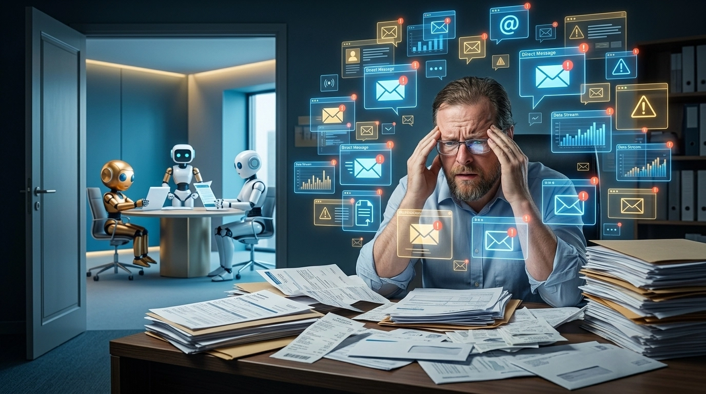 Overwhelmed Business Owner