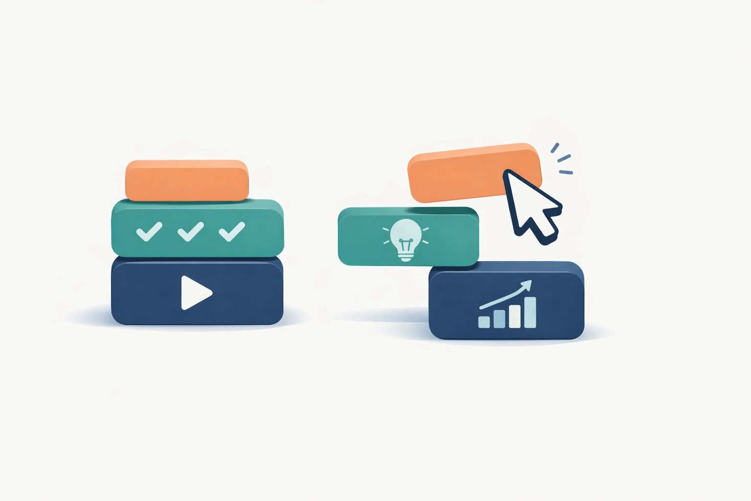 Flexible training blocks in a structured cycling plan being rearranged for a customizable workout schedule.