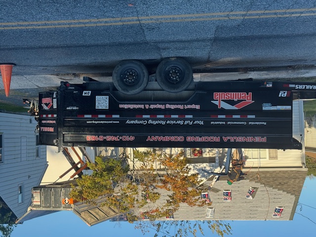 Peninsula Roofing Company Crew at Work