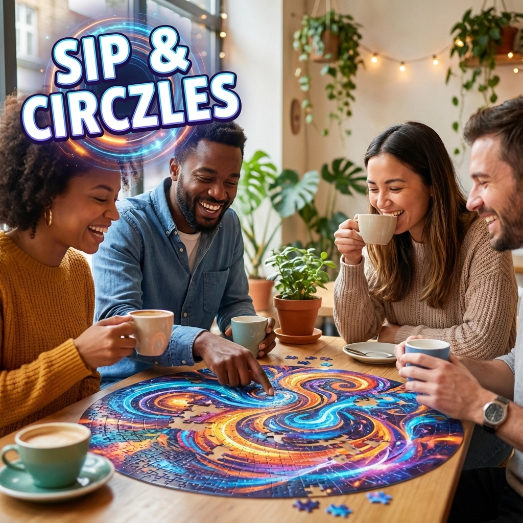 Sip & CircZles: The Most Relaxing Group Puzzle Activity You'll Try