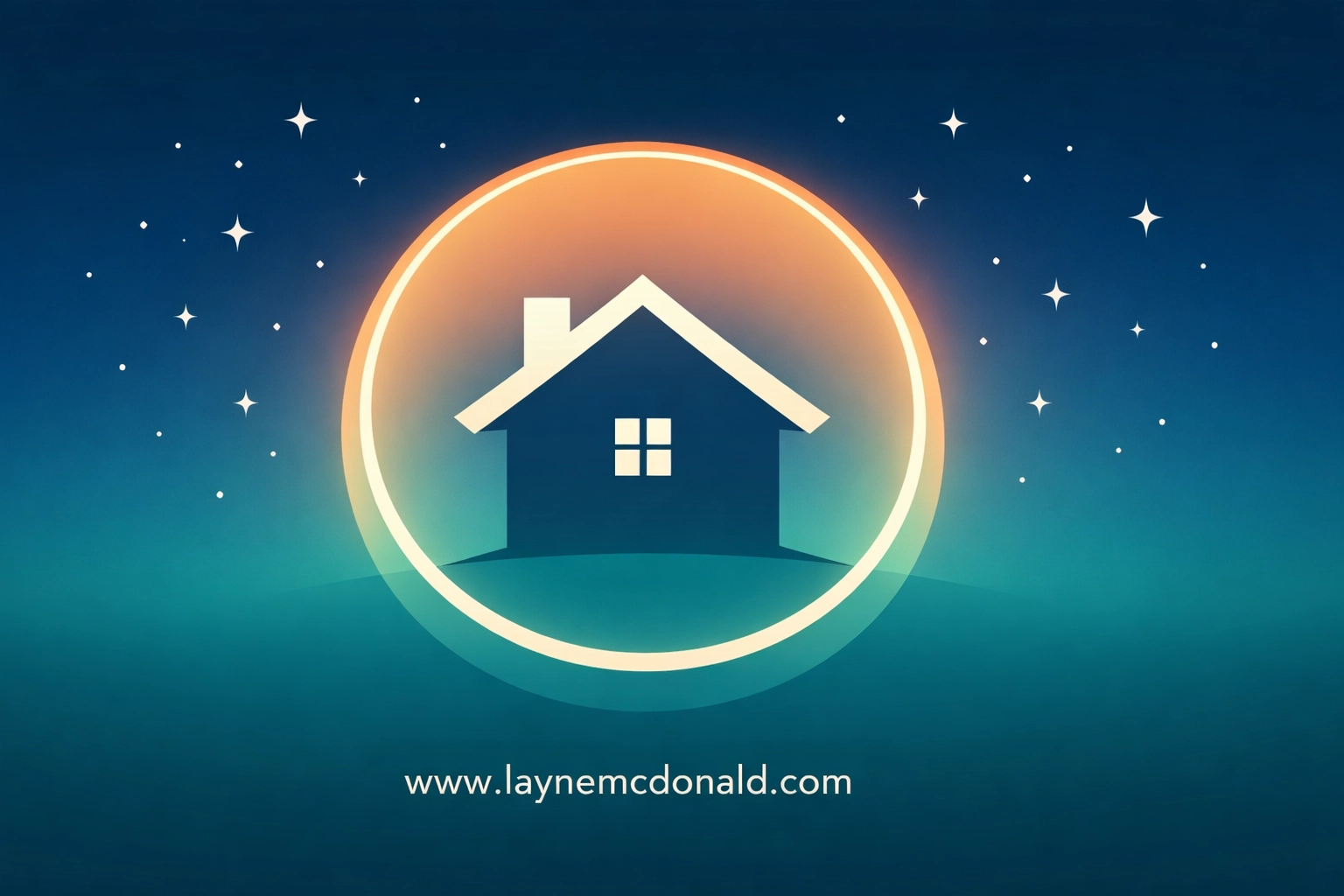 A shielded house among stars representing a safe faith home and spiritual protection for children.