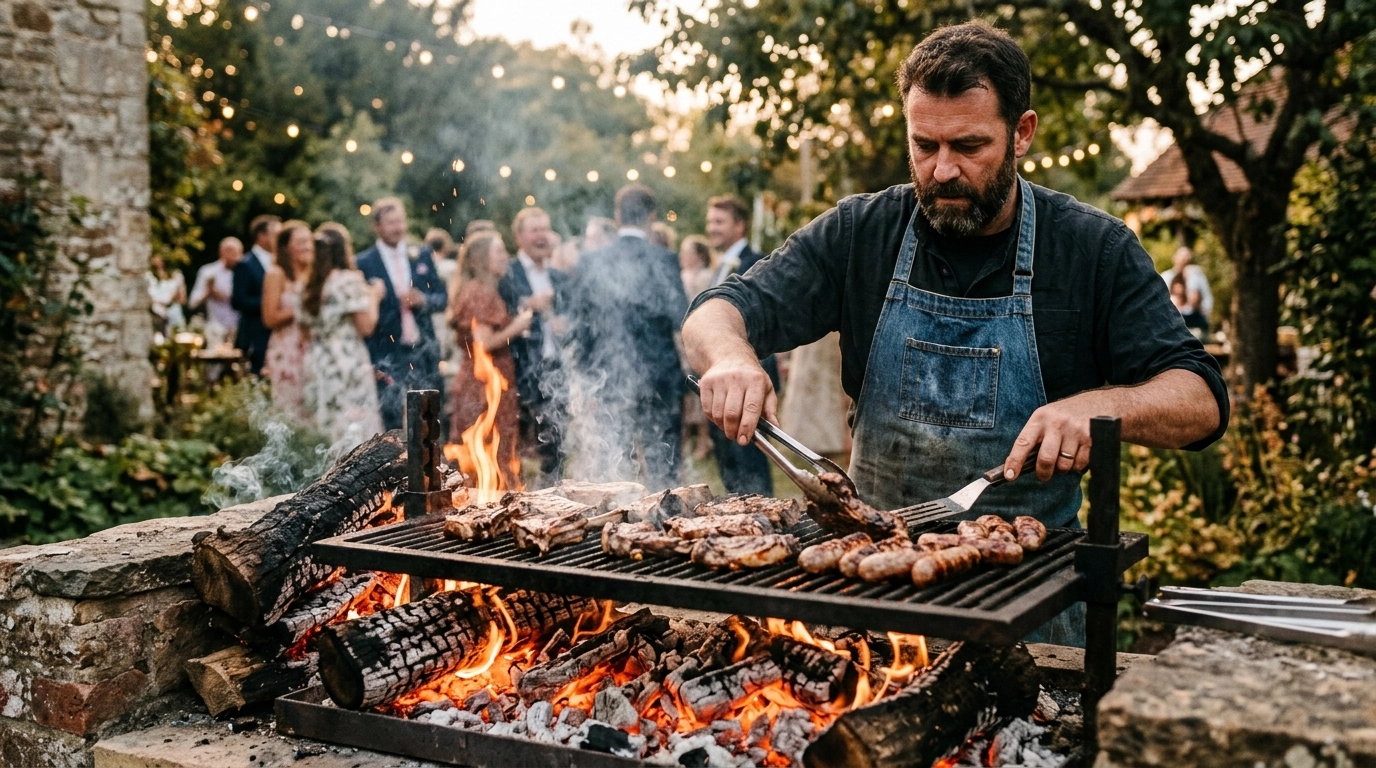 Fire Cooked Wedding Food