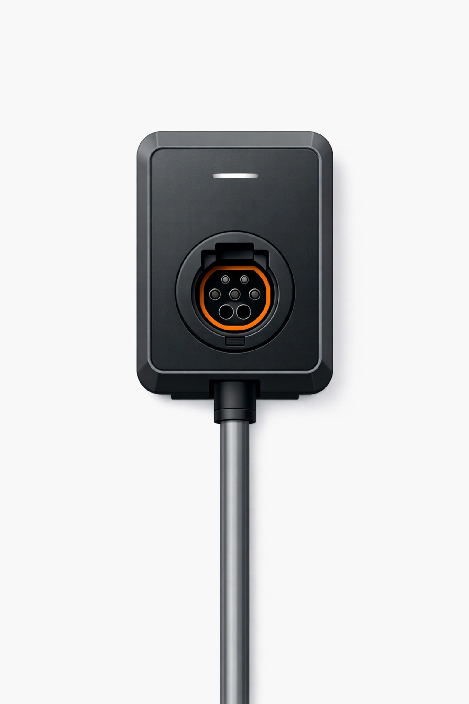 Moderne Wallbox Ladestation für E-Autos fachgerecht an einer Wand in Wien montiert.