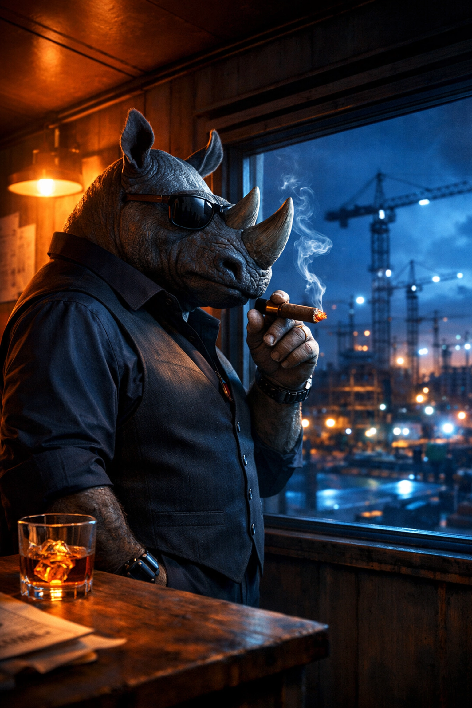 Visionary HVAC leader Ramblin' Rhyno reflecting on emotional intelligence and business growth.