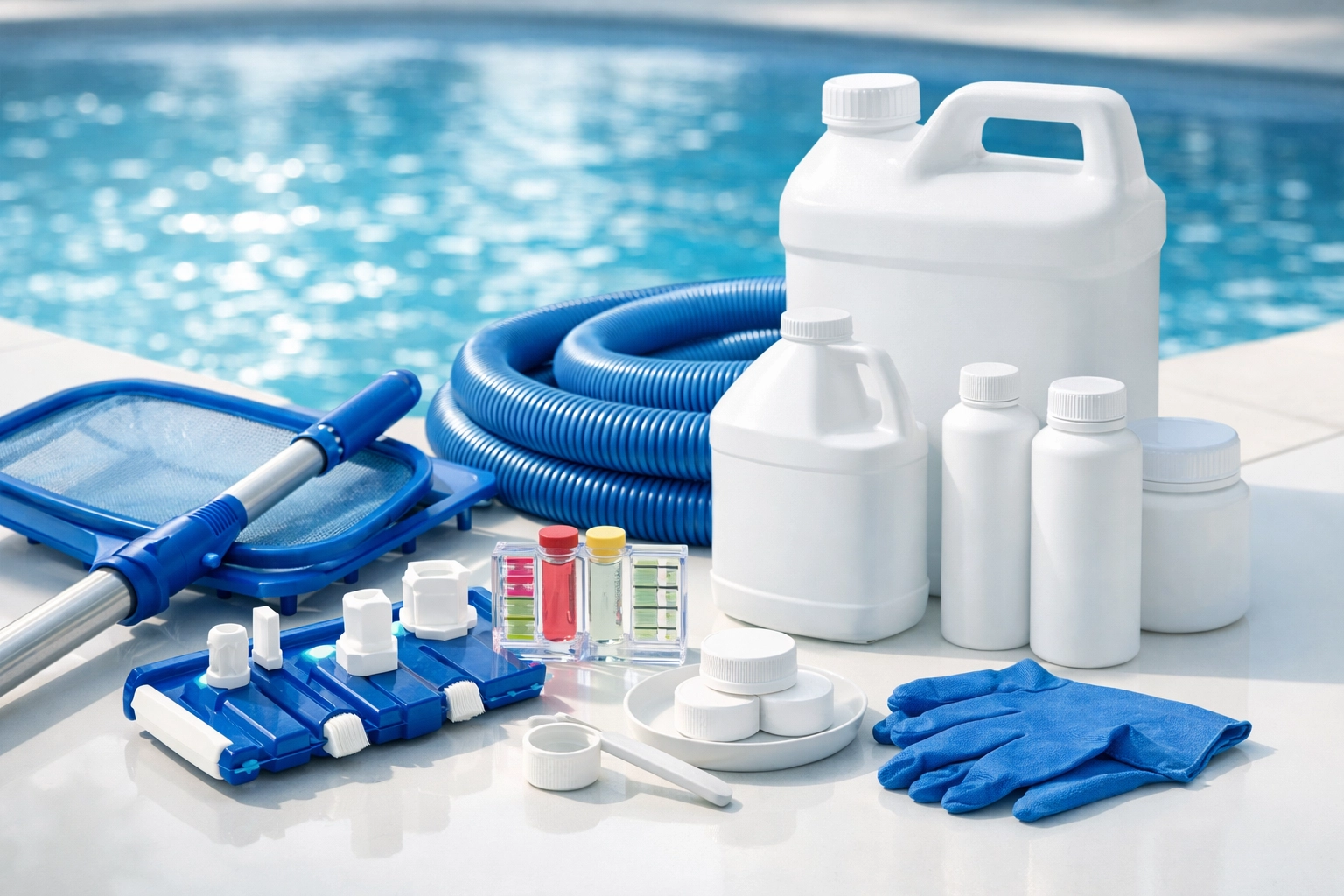Professional pool supplies and tools to maintain the high standards needed to sell my pool route for top dollar.
