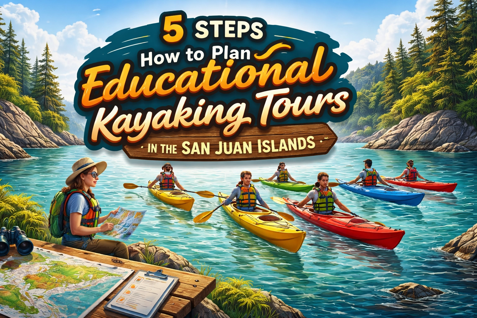 [HERO] 5 Steps How to Plan Educational Kayaking Tours in the San Juan Islands (Easy Guide for First-Time Educators)