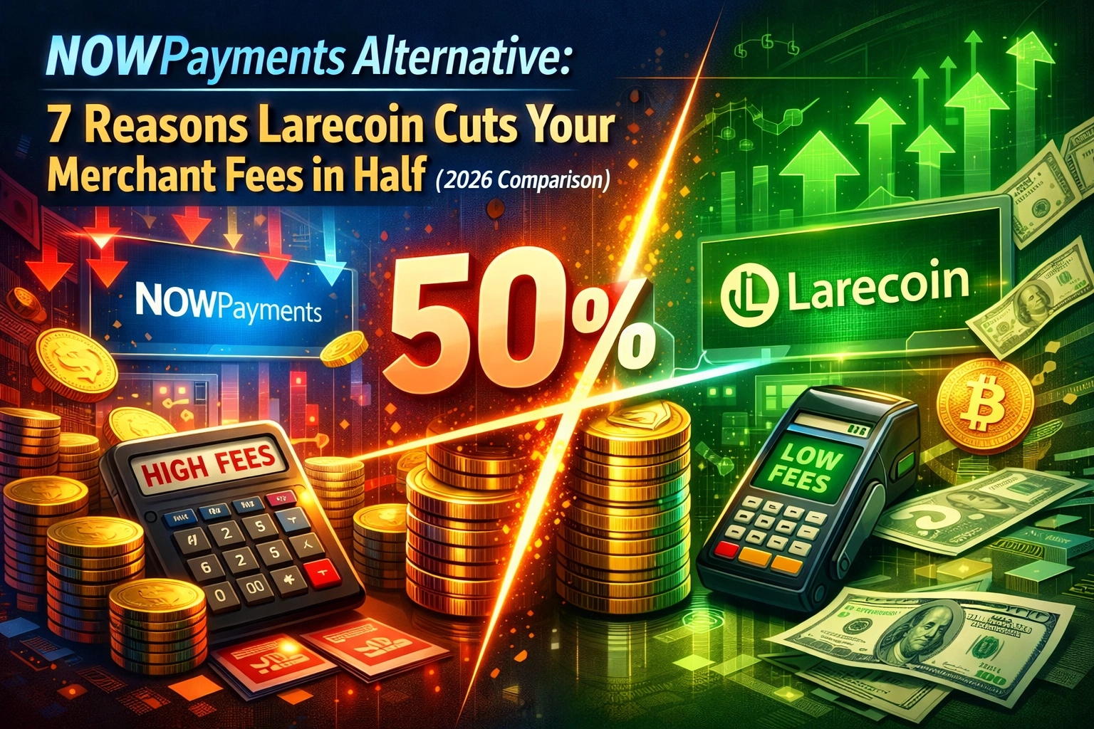 [HERO] NOWPayments Alternative: 7 Reasons Larecoin Cuts Your Merchant Fees in Half (2026 Comparison)