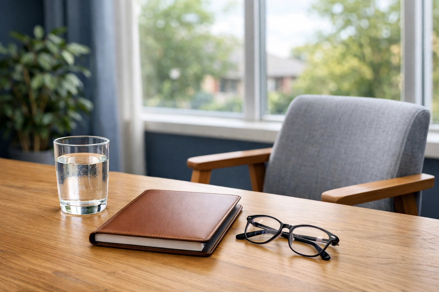 A professional and welcoming Woking mortgage broker office setting for expert financial advice.