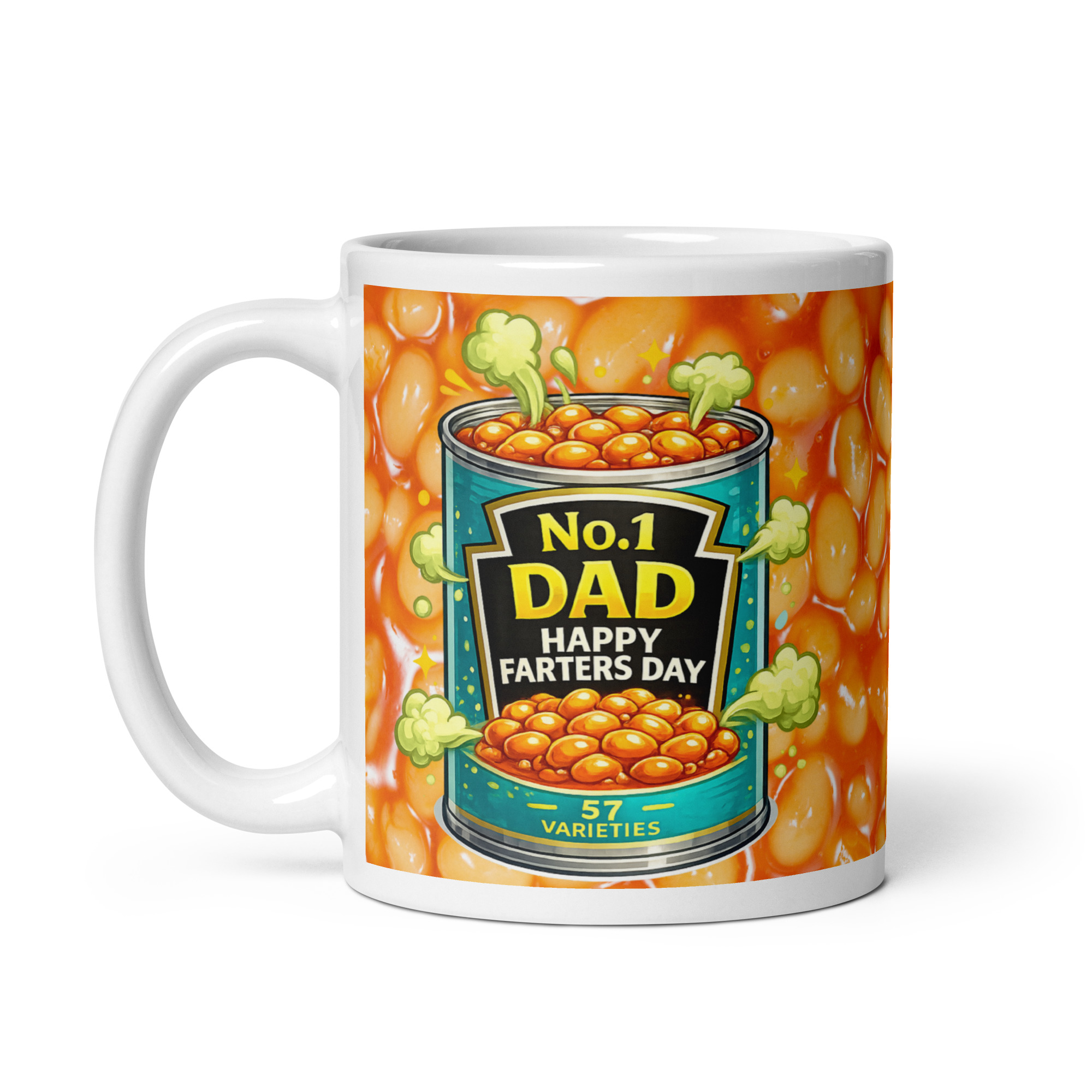No.1 Dad Happy Farters Day Mug