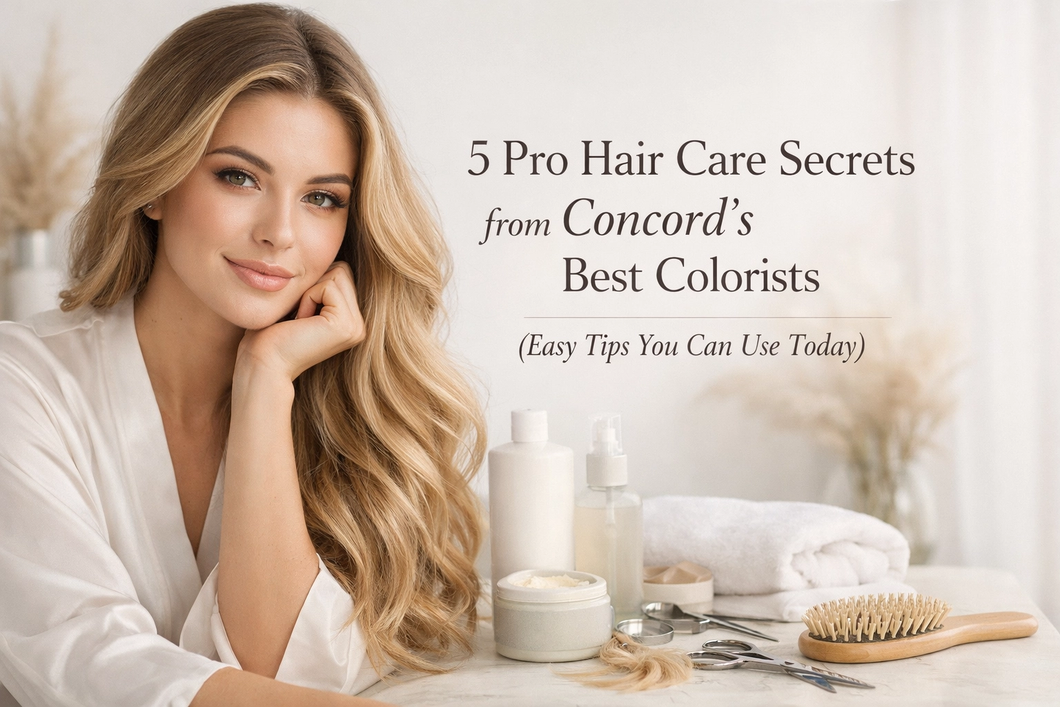[HERO] 5 Pro Hair Care Secrets from Concord