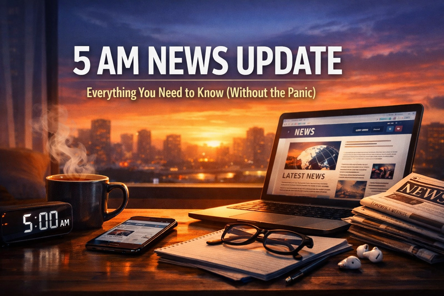 [HERO] 5 AM News Update: Everything You Need to Know (Without the Panic)