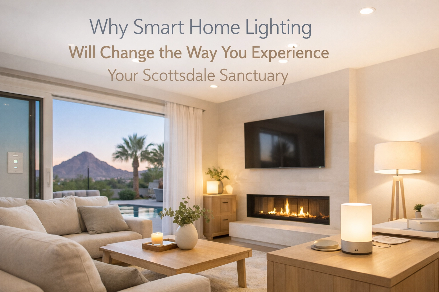 [HERO] Why Smart Home Lighting Will Change the Way You Experience Your Scottsdale Sanctuary
