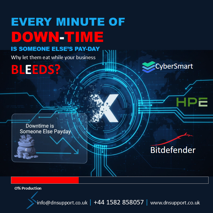 EVERY MINUTE OF DOWNTIME IS SOMEONE ELSE’S PAYDAY.