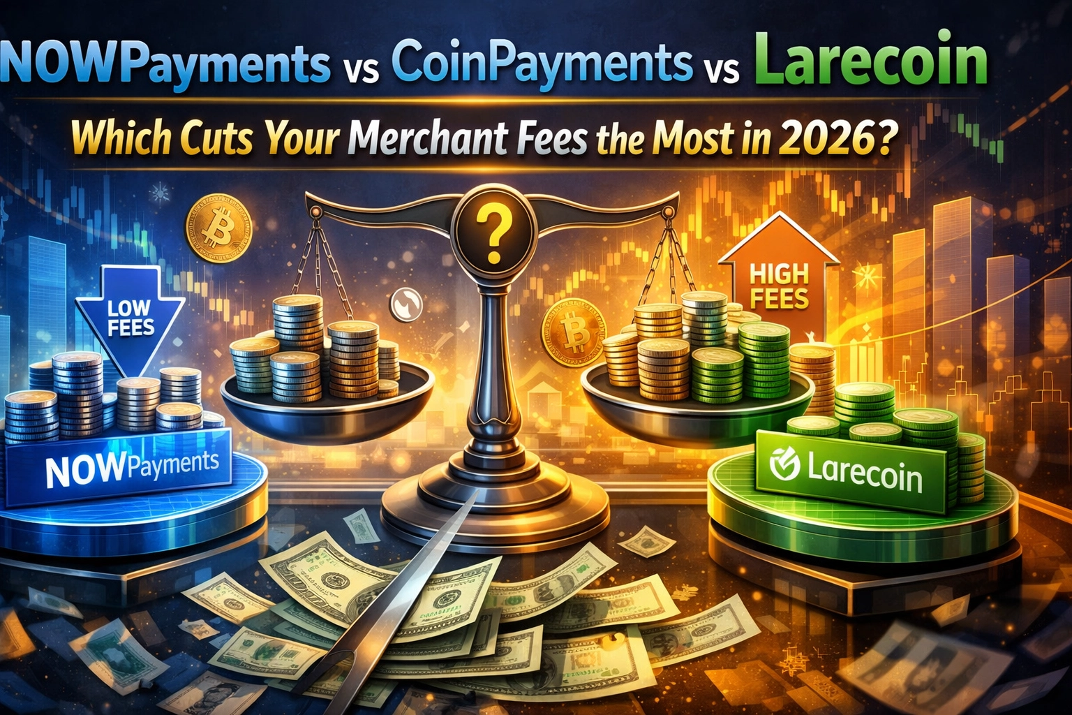 [HERO] NOWPayments vs CoinPayments vs Larecoin: Which Cuts Your Merchant Fees the Most in 2026?