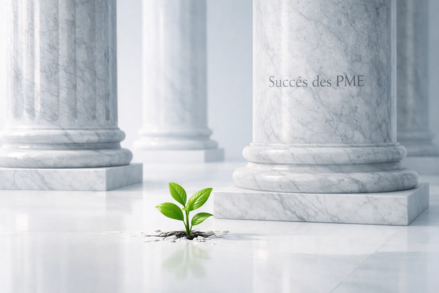 Représentation du succès des PME tunisiennes gagnant en visibilité après la mise à jour Google 2024.