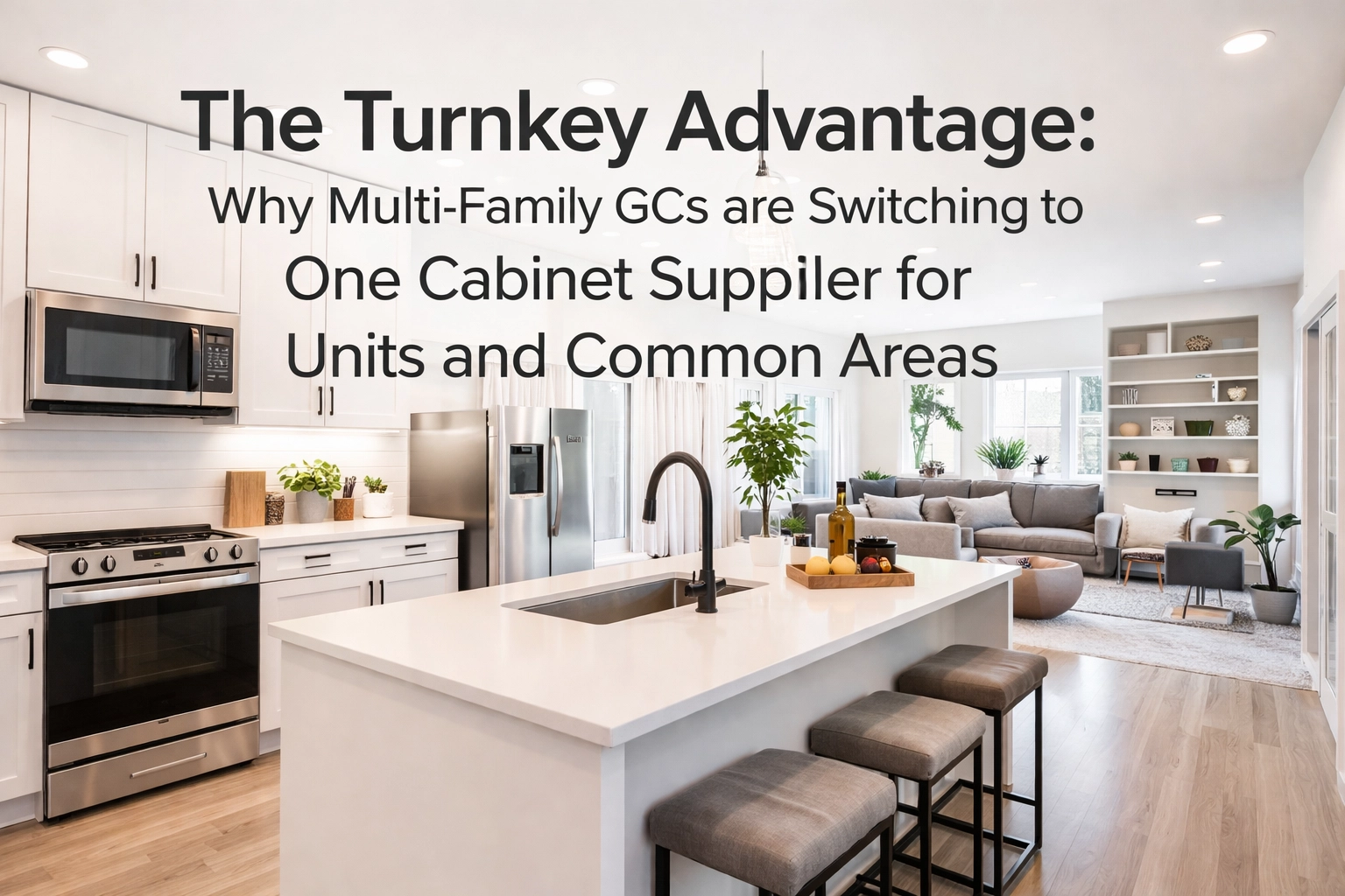 [HERO] The Turnkey Advantage: Why Multi-Family GCs are Switching to One Cabinet Supplier for Units and Common Areas