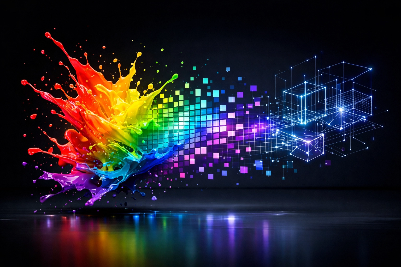 KI-Tools für Marketer: Kreative Design-Transformation von Kunst in digitale Pixel.