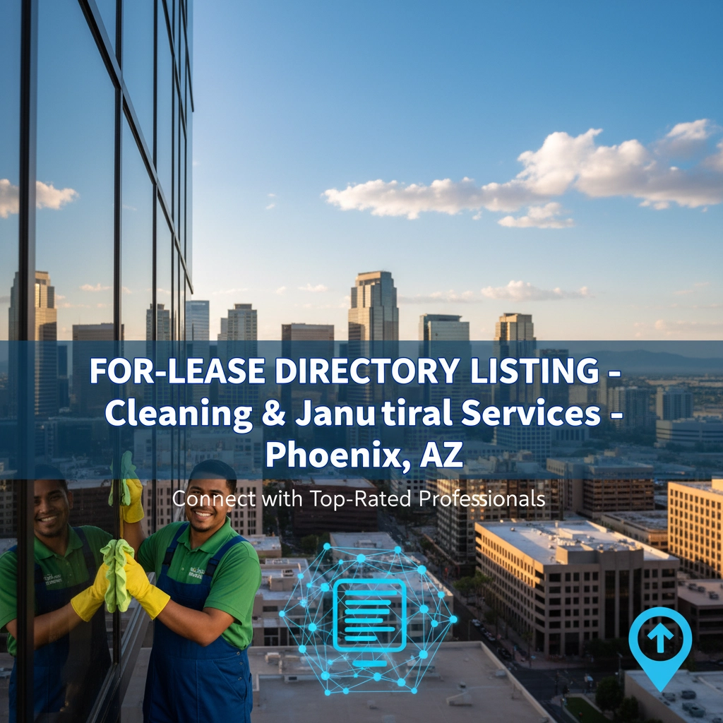 FOR-LEASE DIRECTORY LISTING – Cleaning &amp; Janitorial Services – Phoenix, AZ