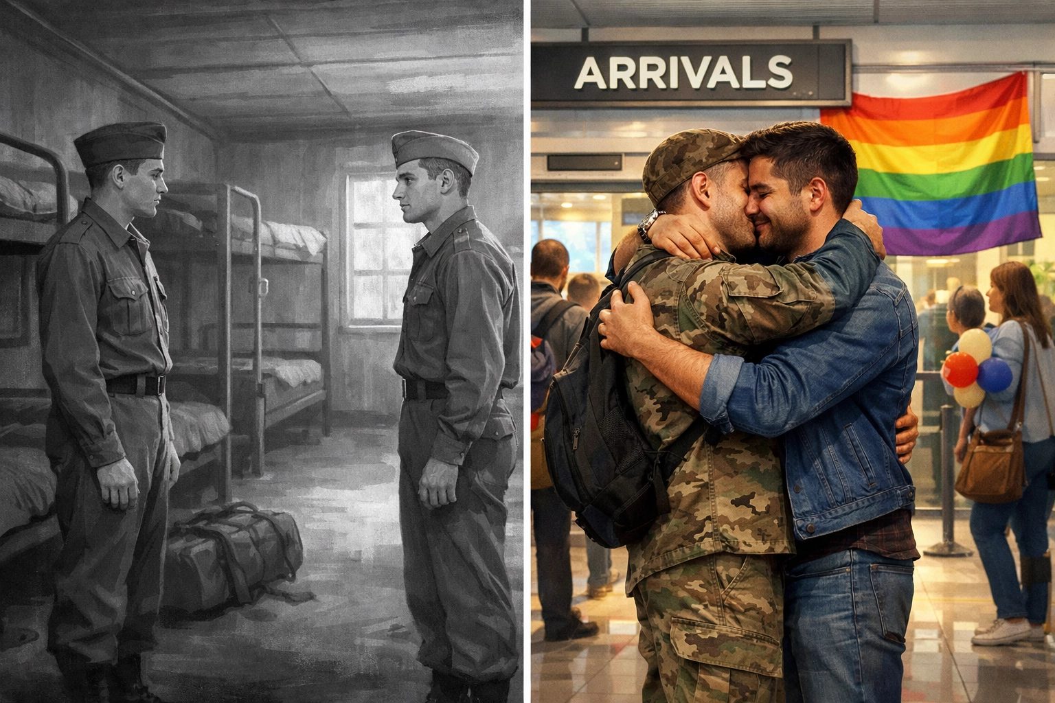 LGBTQ+ military history: gay soldiers before and after Don't Ask Don't Tell repeal