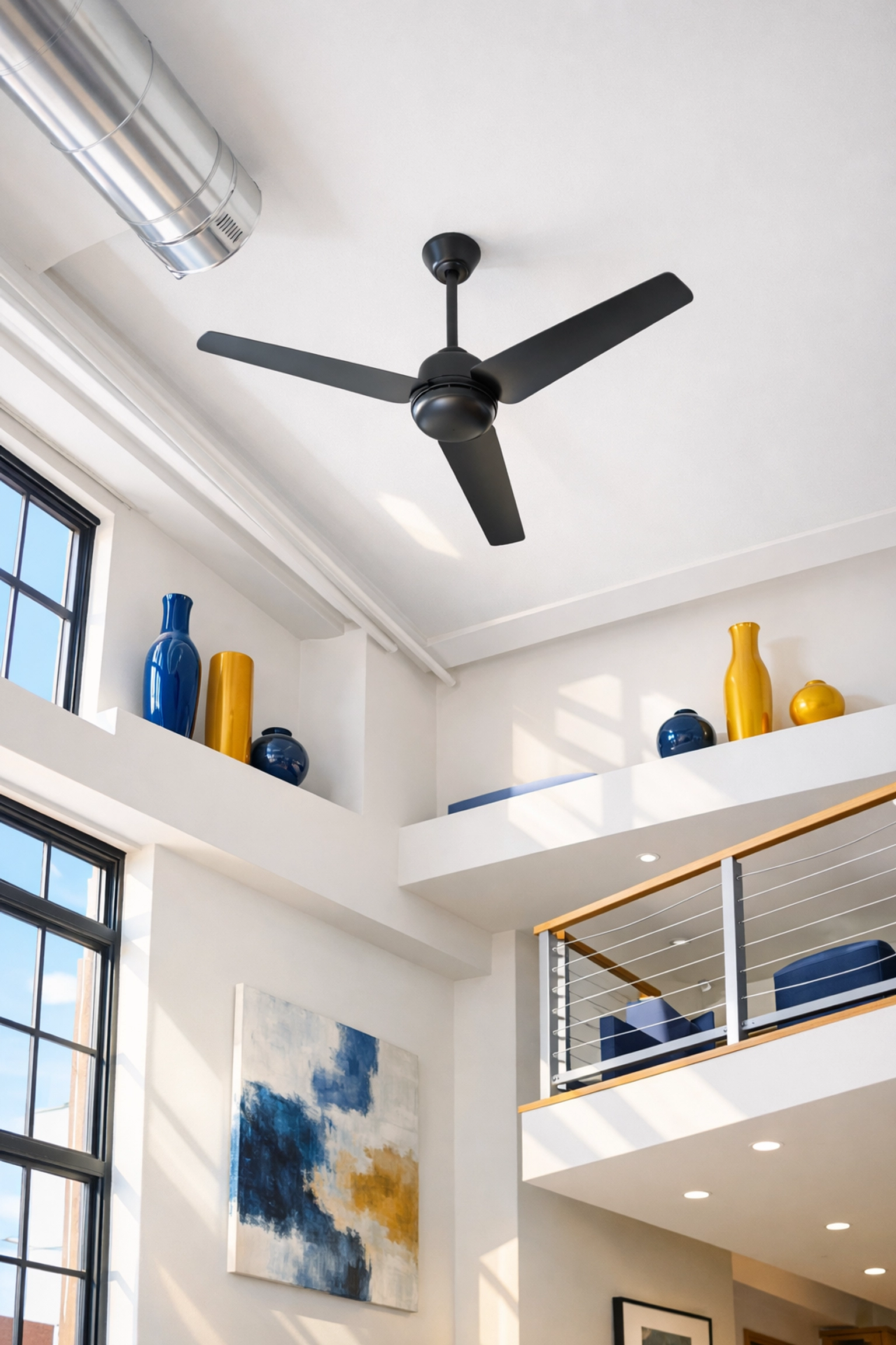 Modern Canal District loft in Worcester MA illustrating a pristine, top-to-bottom house cleaning.