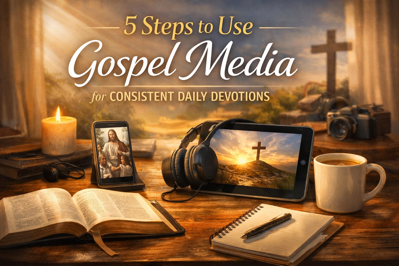 [HERO] 5 Steps to Use Gospel Media for Consistent Daily Devotions