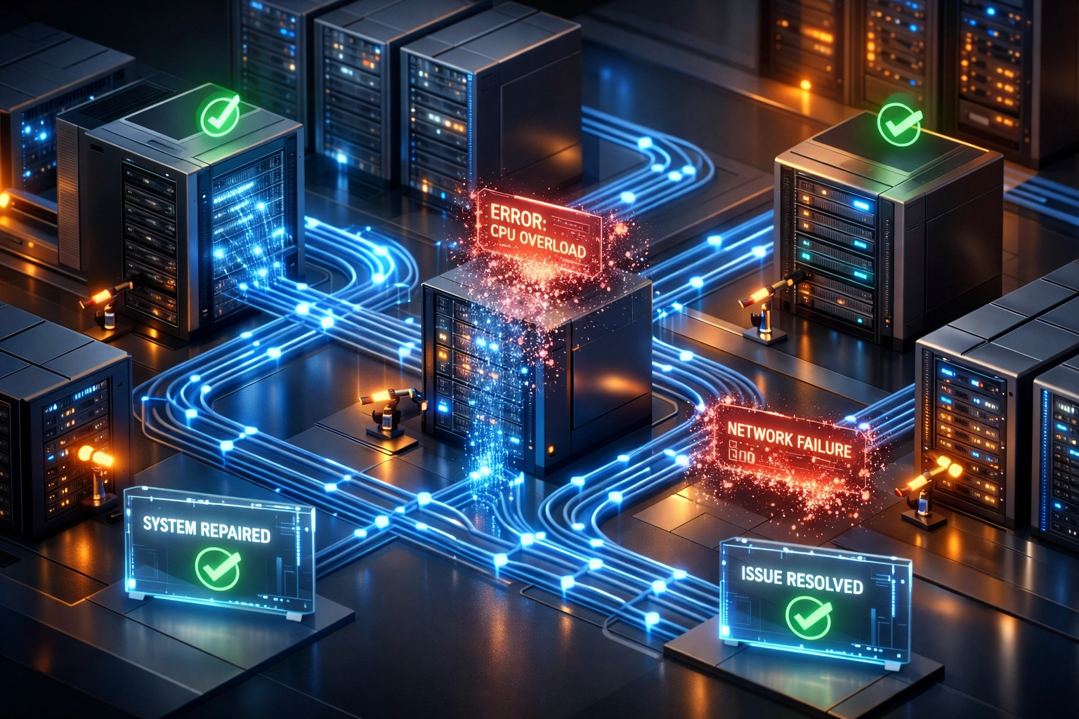 Agentic AI-powered ServiceNow ITOM self-healing infrastructure with automated incident resolution