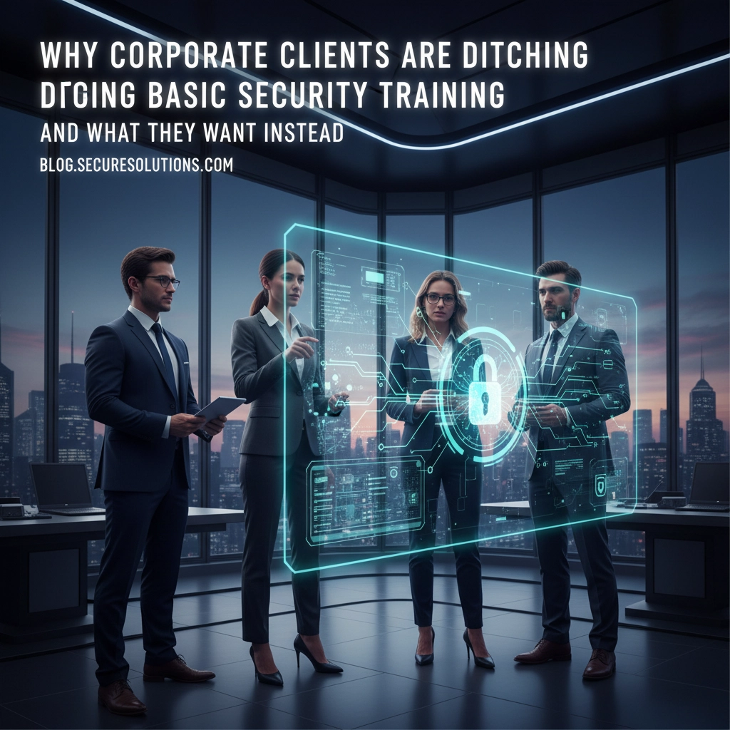 Why Corporate Clients Are Ditching Basic Security Training (And What They Want Instead)