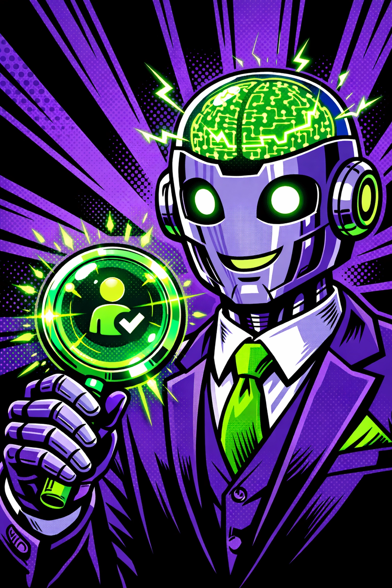 AI virtual assistant for business identifying high-quality leads using digital intelligence.