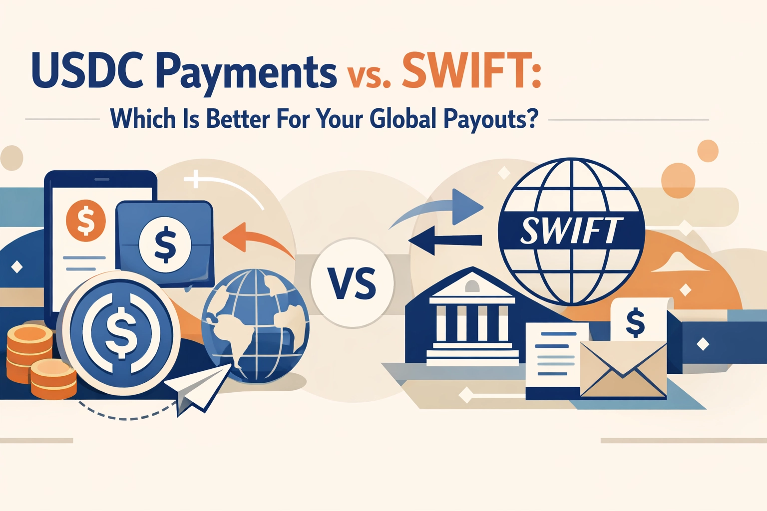 [HERO] USDC Payments vs. SWIFT: Which Is Better For Your Global Payouts?