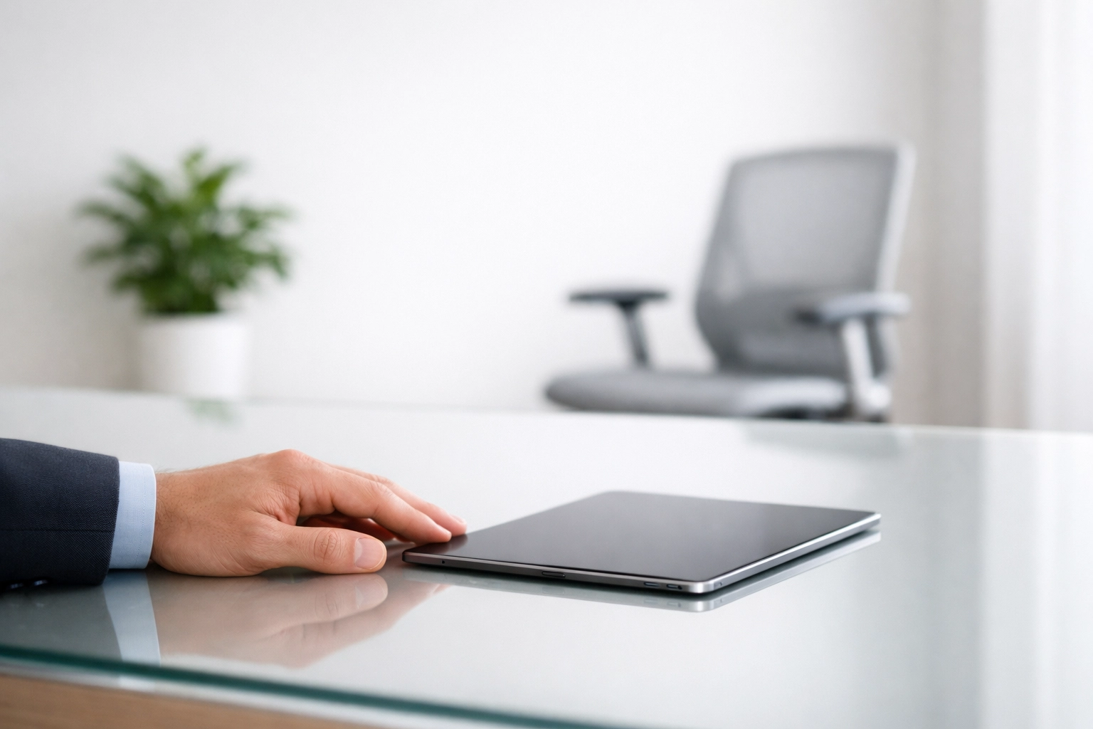 Professional tax service bureau meeting space highlighting quality control and ERO training infrastructure.