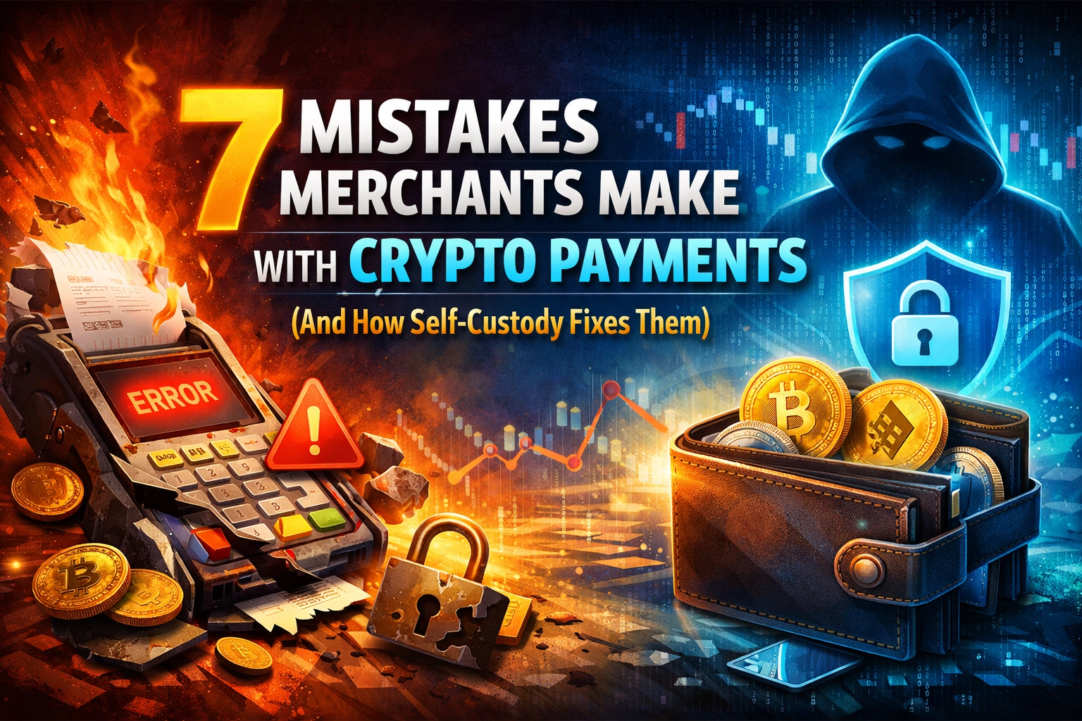 [HERO] 7 Mistakes Merchants Make with Crypto Payments (And How Self-Custody Fixes Them)