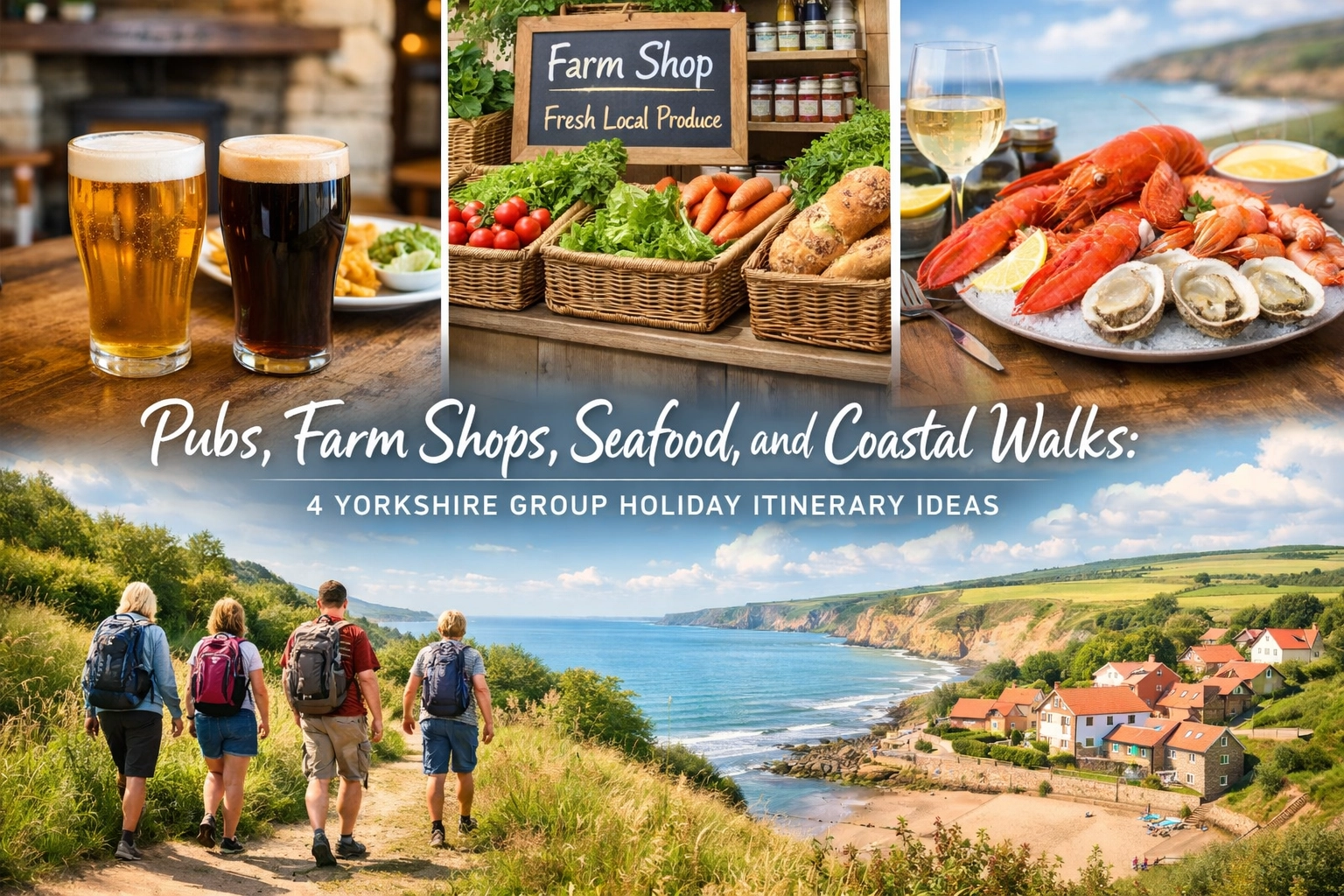 [HERO] Pubs, Farm Shops, Seafood, and Coastal Walks: 4 Yorkshire Group Holiday Itinerary Ideas