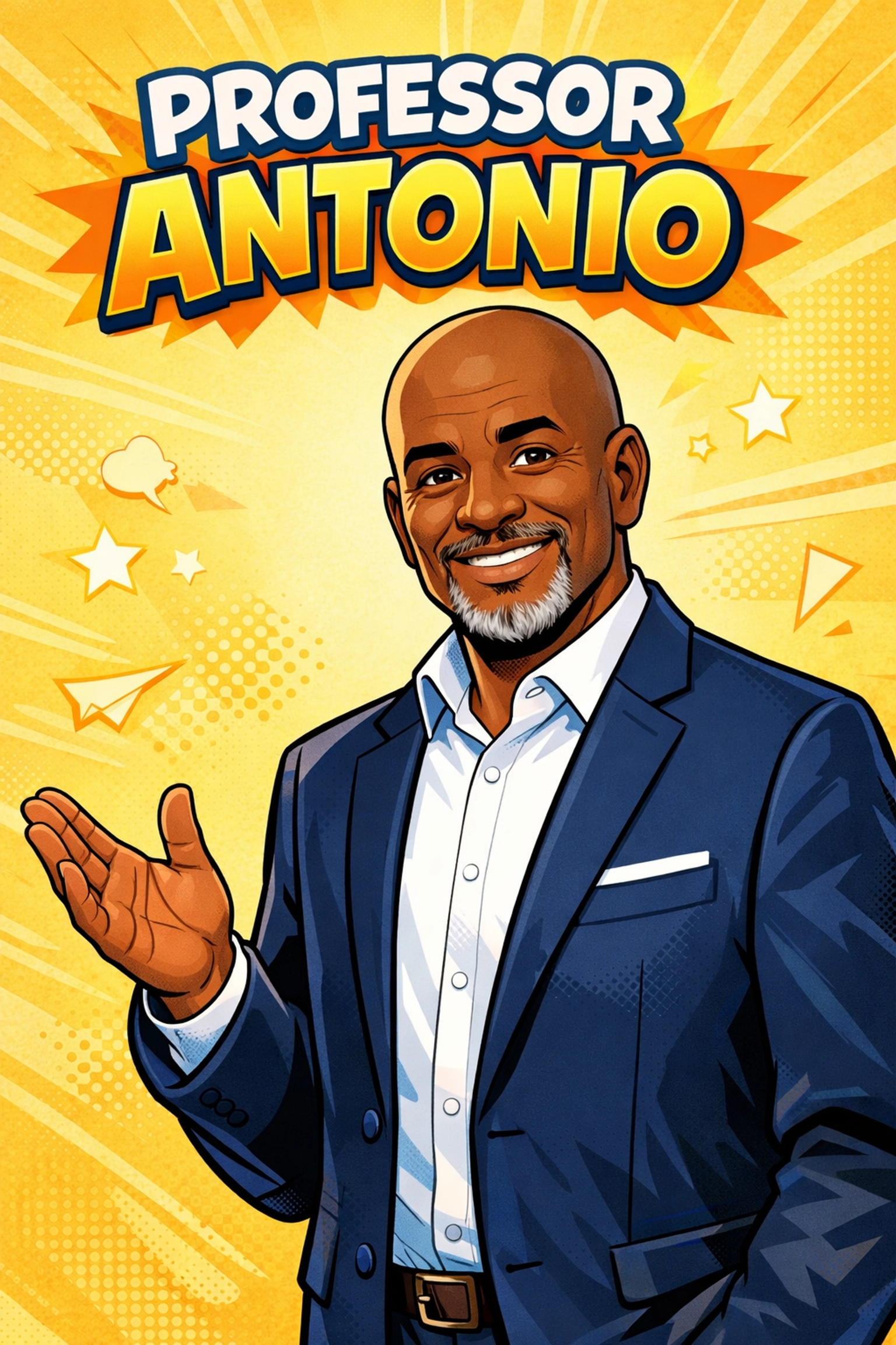 Professor Antonio teaching daily vocabulary lesson for young men at CRC