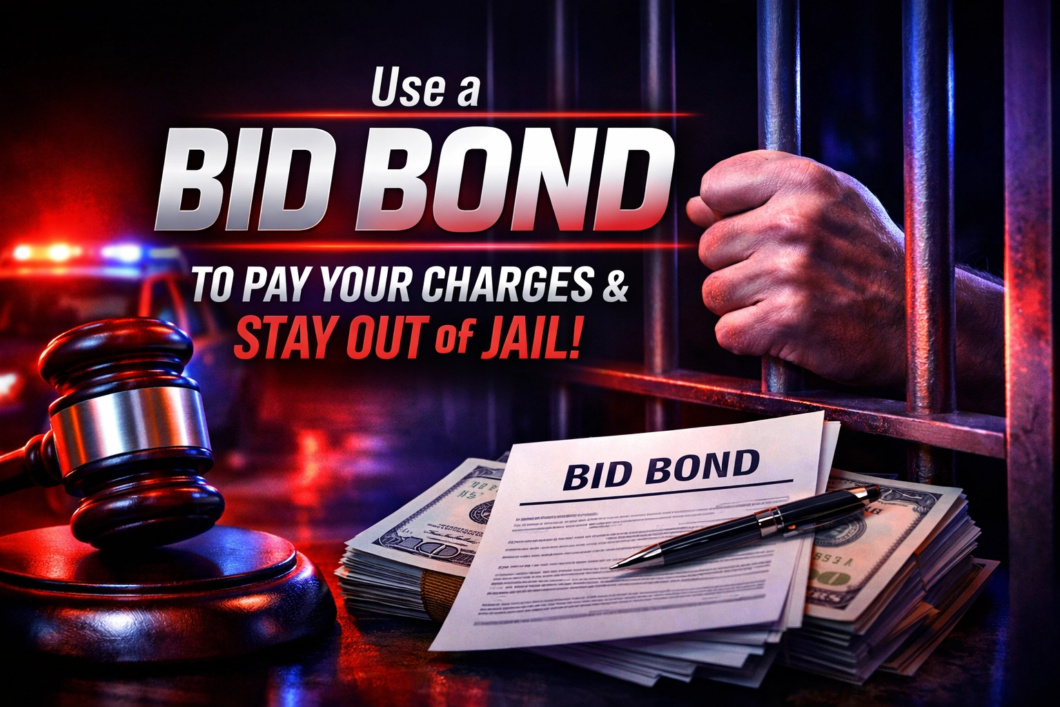 [HERO] Use a BID BOND to Pay Your Charges & Stay Out of Jail