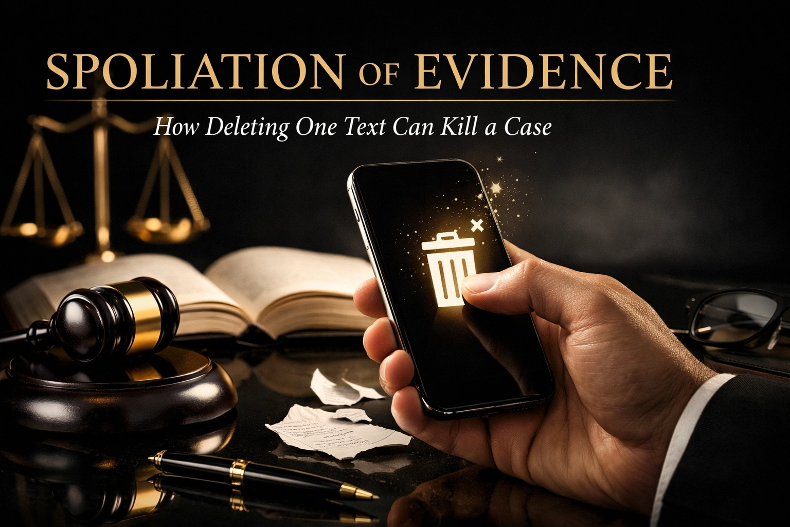 [HERO] Spoliation of Evidence: How Deleting One Text Can Kill a Case
