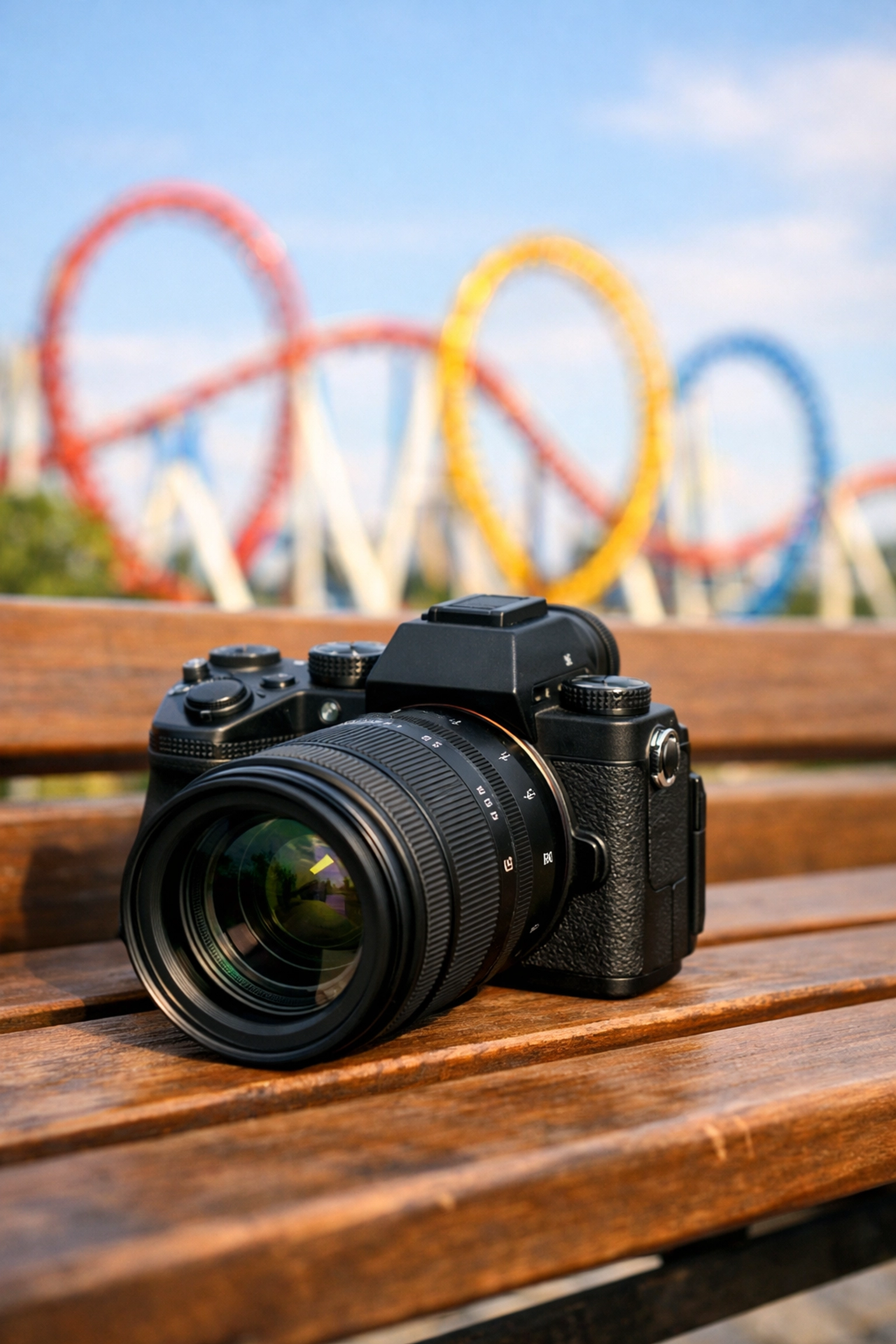 Professional camera setup ready to capture action at Nagashima Spa Land, one of the best photography locations in 2026.