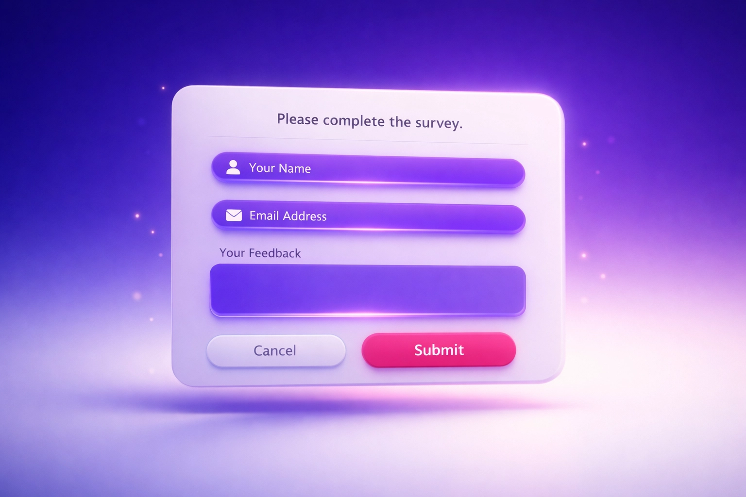 Pictor Pro photo booth software survey interface for custom trading card fields