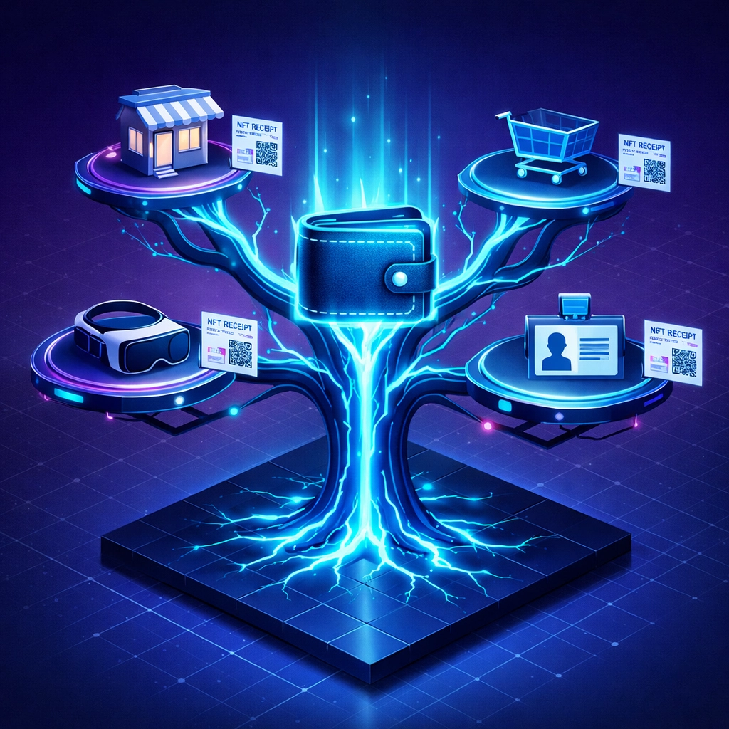 Larecoin master wallet with sub-wallet branches for multi-location business crypto management