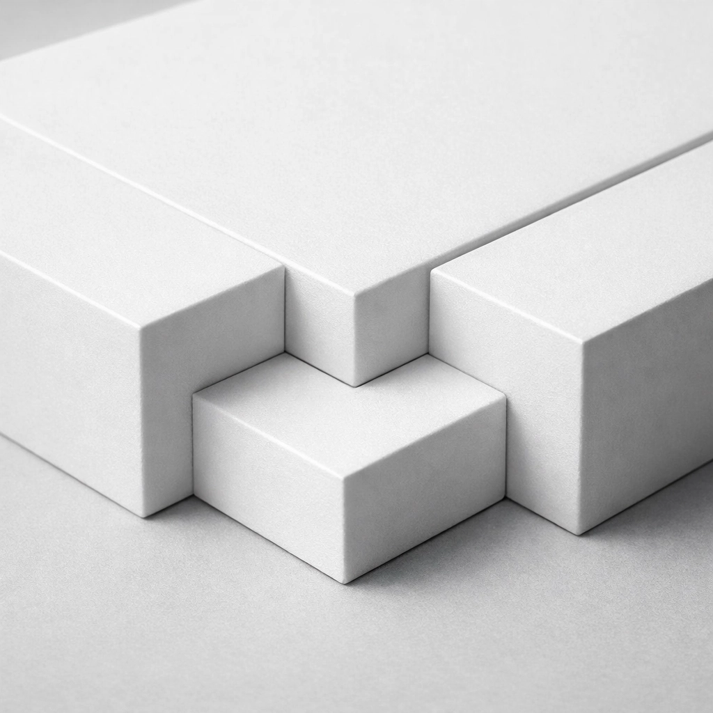 Aligned blocks symbolizing the foundation-first framework for sustainable chiropractic marketing success.
