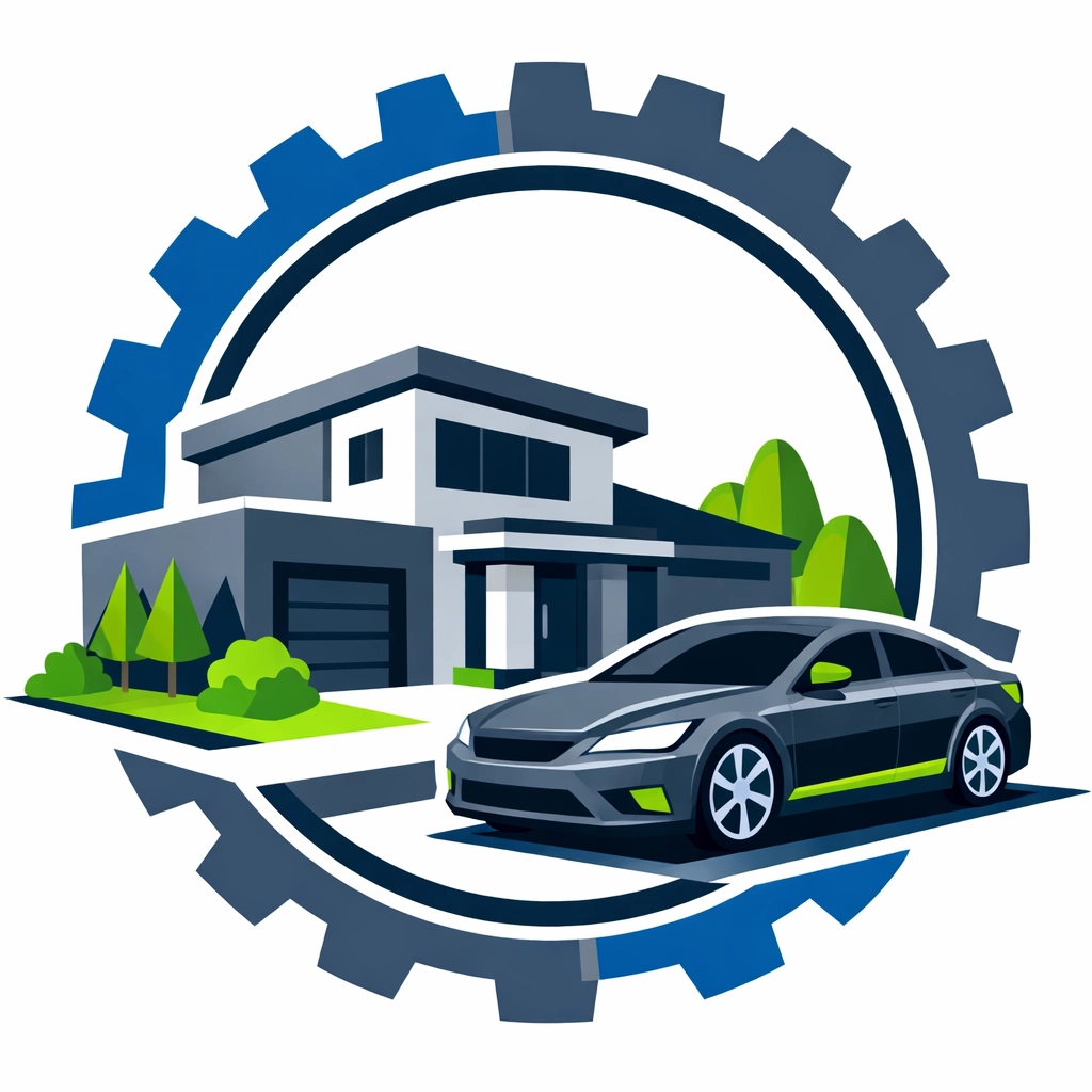 Flat design showing home and car tax deductions including SALT and vehicle interest for 2026.