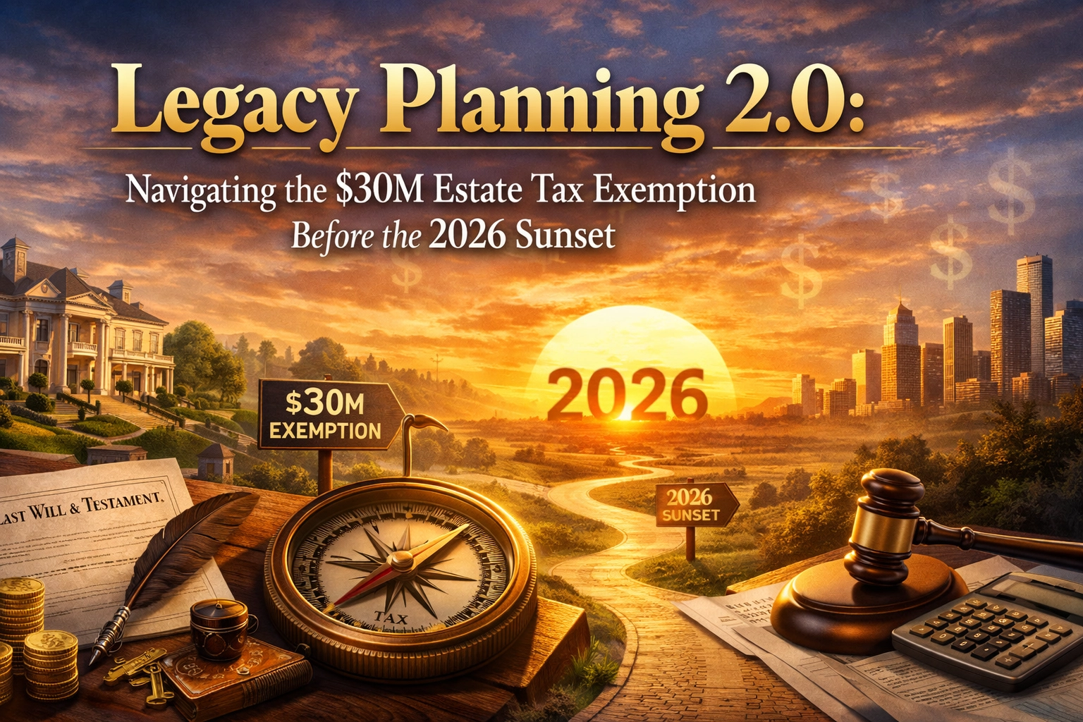 [HERO] Legacy Planning 2.0: Navigating the $30M Estate Tax Exemption Before the 2026 Sunset